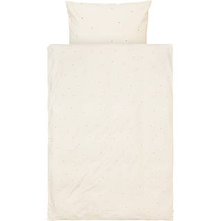 Dot Embroidery Bedding - Dusty Rose