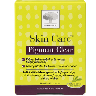 New Nordic Skin Care Pigment Clear - 180 tab.
