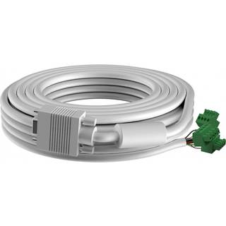 VISION Techconnect 2 - VGA-kabel - HD-15 (han) - 4 pin Phoenix (han) - 5 m - støbt - beige