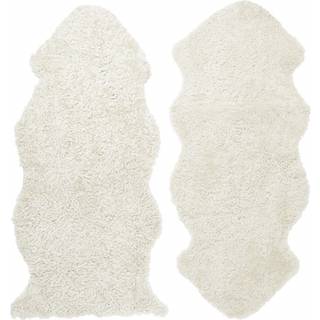 Skinnwille, Curly fåreskind 1,5 Beige Moonlight