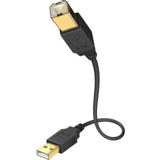 Inakustik Premium USB 2.0 kabel (USB A B) | 1 meter