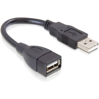 Delock Forlængerkabel USB 2.0 AA 15cm han/hun