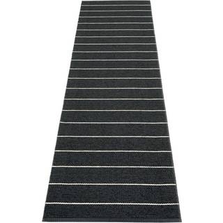 Gulvtæppe Carl, 70 x 270 cm., black/charcoal