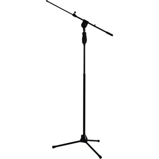 Ibiza Mikrofon Stativ, Teleskop, 115-170 cm - Sort