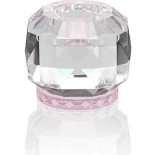 Reflections Copenhagen Candlelight And Scents - 'Texas' tealight holder, rose in clear, rose Handcrafted Crystal