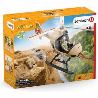 Helikopter til dyreredning Schleich Wild Life 42476