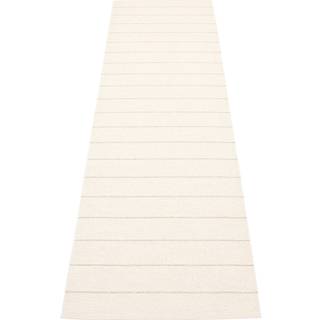 Pappelina Carl Gulvtæppe 70x270cm Vanilla/white - Mønstrede tæpper Pvc Hvid - CA0C727