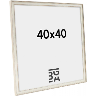 Ramme Shabby Chic Hvid 40x40 cm