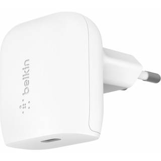 Belkin 18W USB-C oplader med Power Delivery. Hvid.