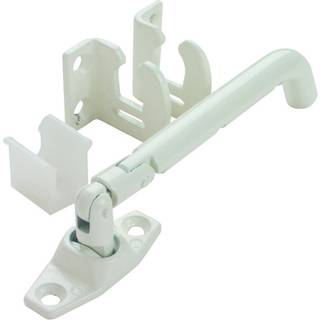 PN sikringsbeslag med spærre hvid