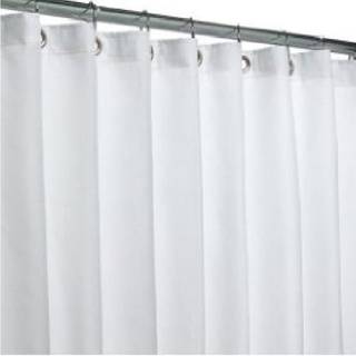 Van Der P UnicolorMiljø Forhæng anti-kalk bundsøm uden bly/pvc. 200x220cm