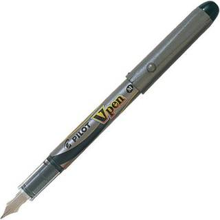 Pilot Fyldepen V-Pen Silver m/hætte blå
