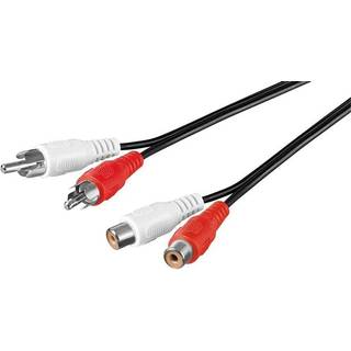 Stereo Phono RCA forlængerkabel | 5 meter | PRIS-MATCH