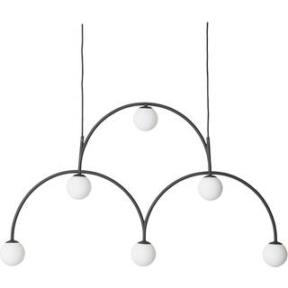 Pholc Bounce 116 Pendel Sort & Hvidt Glas