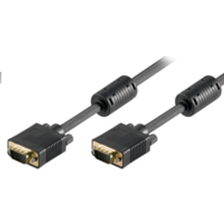 MICROCONNECT SVGA HD15 1m M-M w.ferrit core