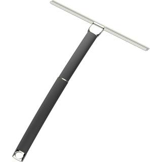 Hefe Alto Badskraber med teleskop stang - mat sort