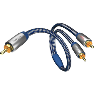 Inakustik Premium subwoofer Y kabel (1x RCA - 2x RCA) | 3 meter