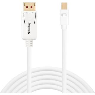 DP-MiniDP 1.4 8K/60Hz 2m Hvid