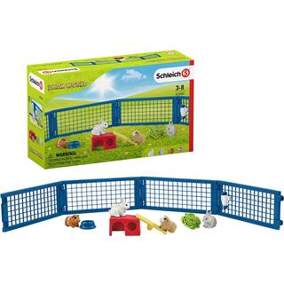 Schleich Kanin- og marsvineindhegning [Levering: 1-2 dage]