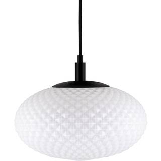Globen Lighting Jackson Pendant White/black - Loftslamper Glas Sort - 652008