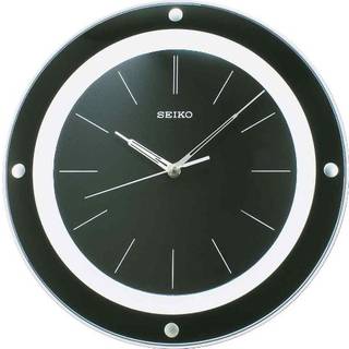 Seiko QXA314J Black Acrylic Wall Clock - C5930