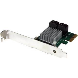 StarTech.com 4 Port PCI Express SATA III 6Gbps RAID Controller Card with Heatsink