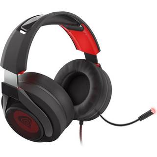 GENESIS Radon 610 Headset Ledningsført Spil USB Type-A Sort, Rød