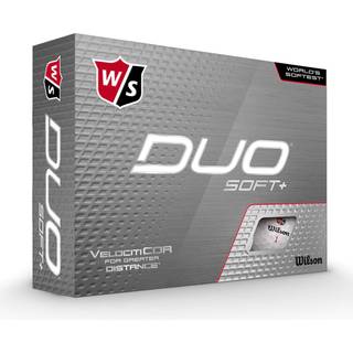 Wilson women's duo soft+ velociticor for greater distance 12 stk.