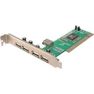 LogiLink PCI Card USB 2.0 4+1 Port - USB-adapter