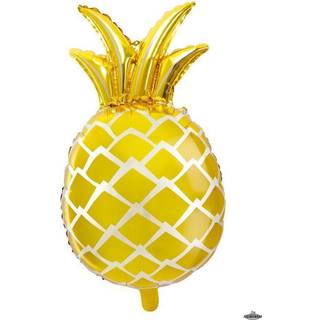 Folieballon Ananas Guld 63 cm – Perfekt til fest med tropisk tema