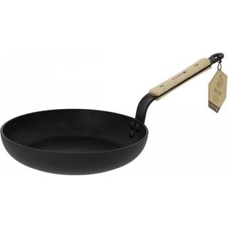 de Buyer Choc B Bois Induktion Pfanne 24 cm mit Antihaftbeschichtung - Aluminium - Braun,Schwarz