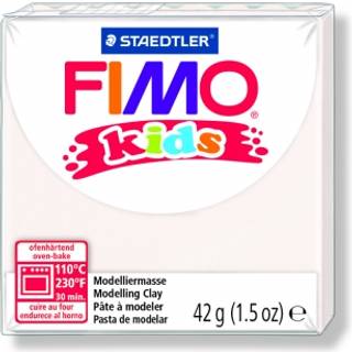 Fimo Kids Ler, 42g, hvid