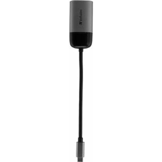 Verbatim USB-C to VGA Adapter USB 3.1 10cm, sort