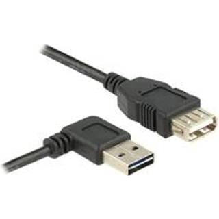 DELOCK Easy-USB-Kab.2.0 A(gewink. re/li) -> A-Bu 0.5m schw