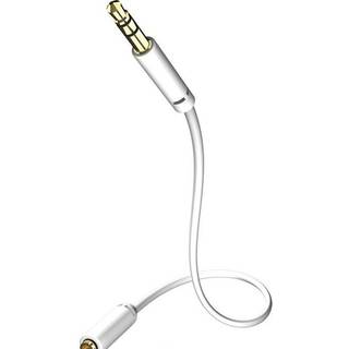 Inakustik Star MiniJack stereo forlænger lydkabel (3.5 mm. Jack han - hun) | 5 meter