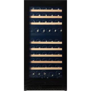Pevino Majestic 104 flasker - 2 zoner - Sort glasfront