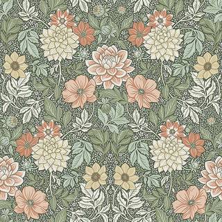 Dahlia Garden - Green