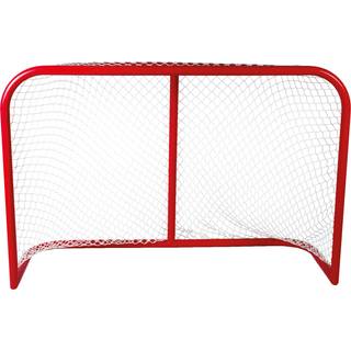 Ishockeymål i metal 183 x 122 x 66 cm med slidstærkt net