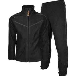 Lindberg Umeå Fleecesæt, Black, 140