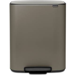 Brabantia Bo bin pedalspand 2 x 30 L Mineral concrete grey