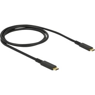 Delock USB-C til USB-C 10 GBps FOC fladt båndkabel 13,5 cm PD 3A E-Marker