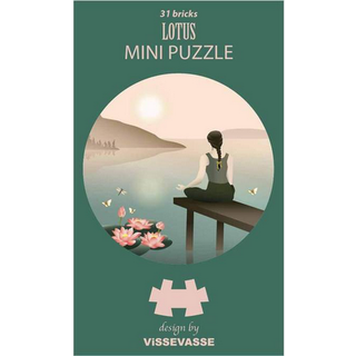 Lotus-puslespil 31 stk - Papir. Ø11 cm. - Multi - Vissevasse