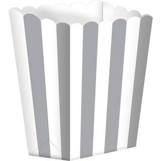 Popcorn bægre med sølv striber