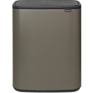 Brabantia Bo touch bin 2x30 L Platinum