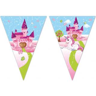 Vimpel Guirlande Unicorn Og Slot - 9 Vimpler