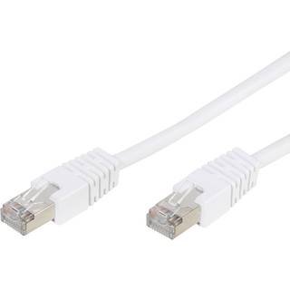 VIVANCO CAT5e, RJ45 netværkskabel, Hvid, 5 m