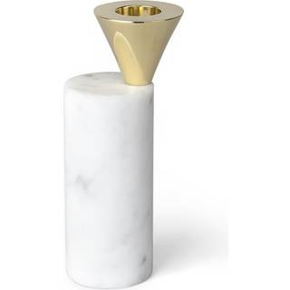 Skultuna Candlelight And Scents - 'Streamers', model B, brown in Multicolor marble, brass