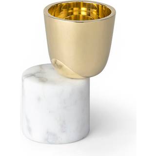 Skultuna Candlelight And Scents - 'Streamers', model A, black in Multicolor marble, brass