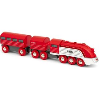 BRIO Lyntog - lokomotiv med 2 vogne 33557