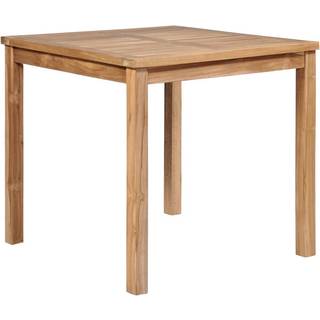 havebord 80x80x77 cm massivt teaktræ
